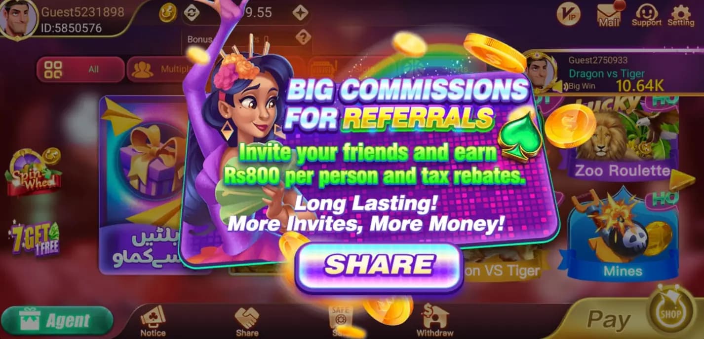 Refer friends and earn commission on every invite